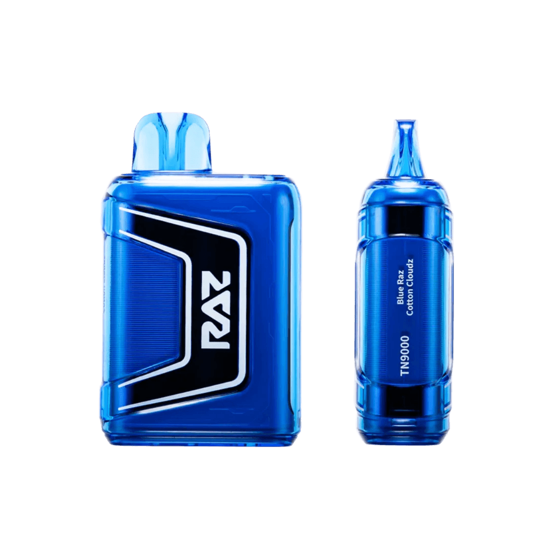 RAZ TN9000 - Blue Raz Cotton Cloudz disposable vape