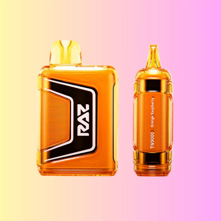 RAZ TN9000 - Orange Raspberry disposable vape