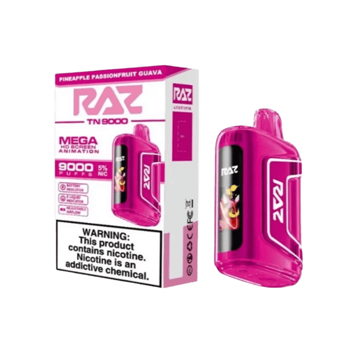 RAZ TN9000 - Pineapple PassionFruit Guava disposable vape pen