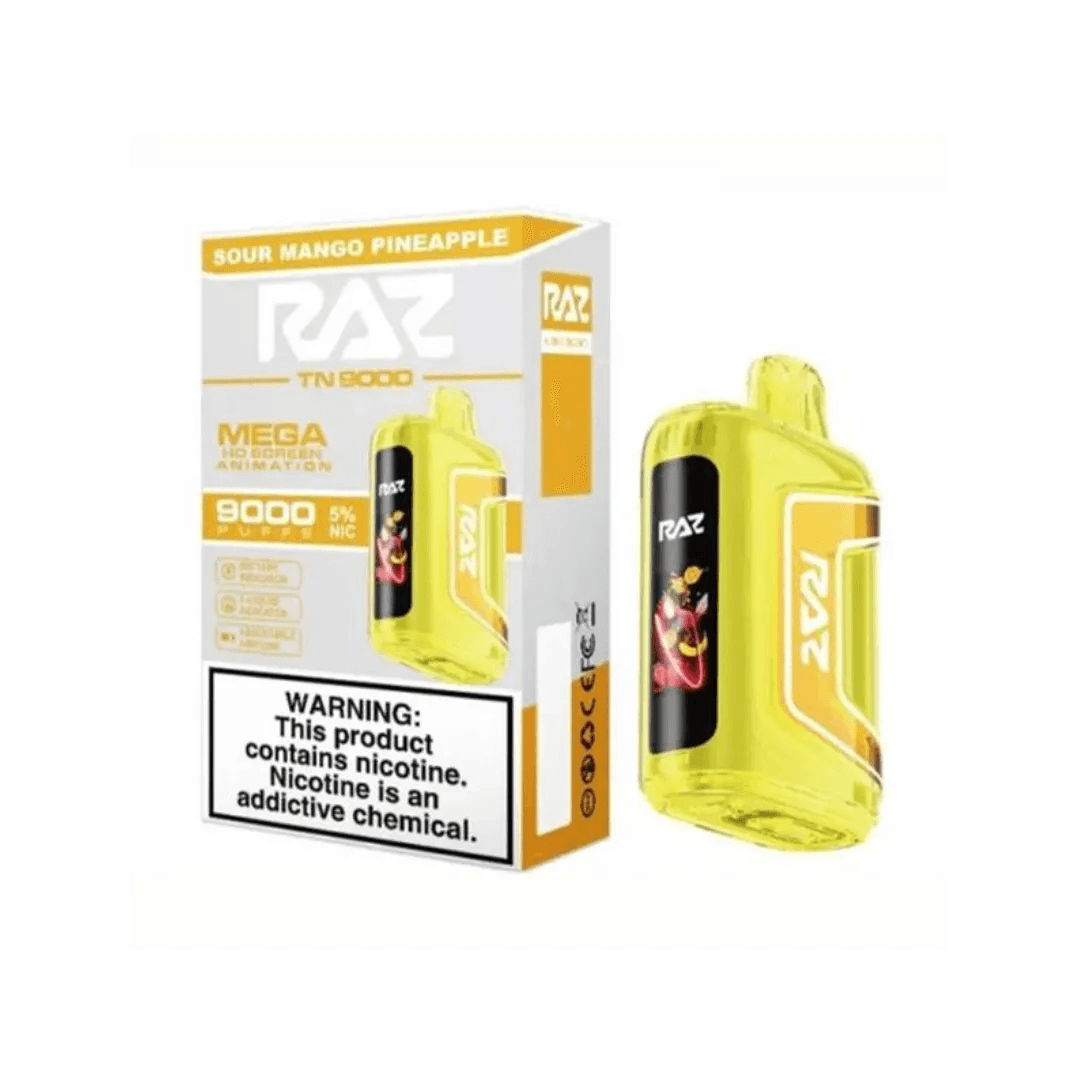 RAZ TN9000 - Sour Mango Pineapple disposable vape pen