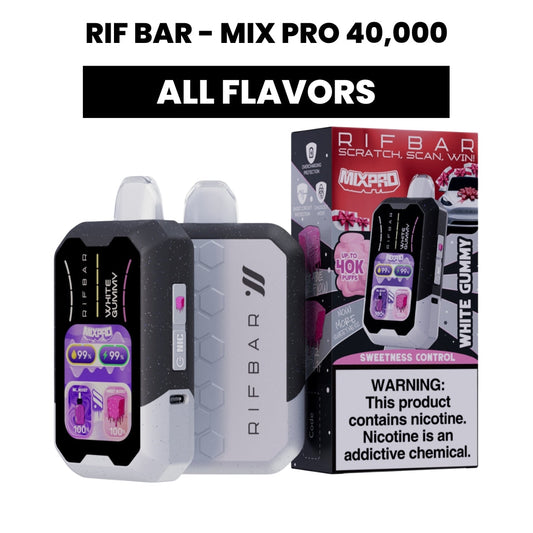Shop RifBar MixPro 40K Puffs Disposable Vape 5%