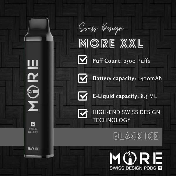 More XXL Disposable Vape - Black Ice